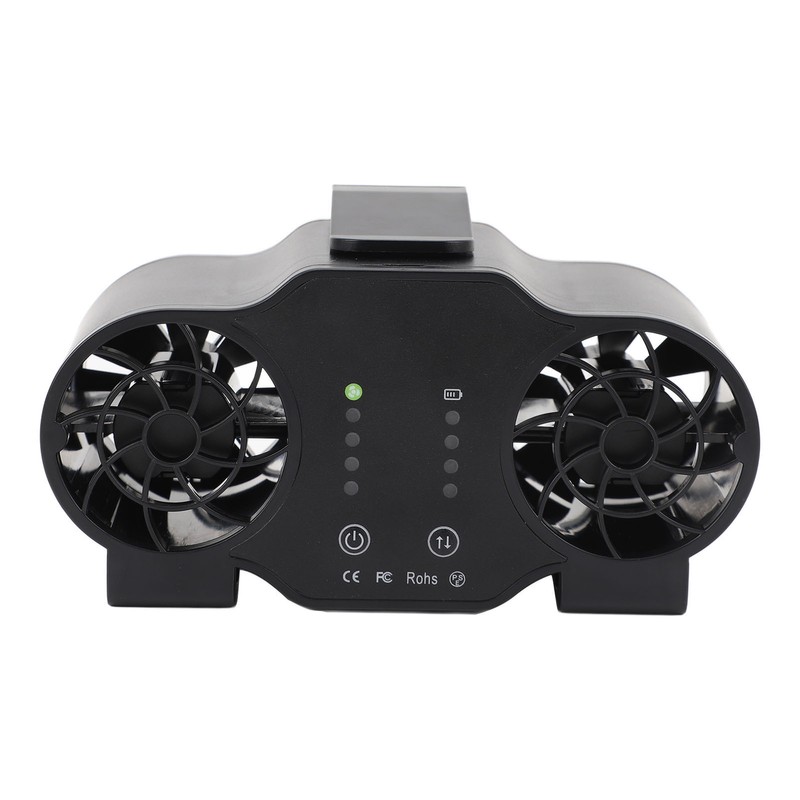 Portable Waist Clip Fan Super Strong Airflow 4 Speed Personal