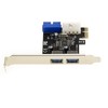 KALEA-INFORMATIQUE PCIe to USB 3.0 Controller Card with 4 5G