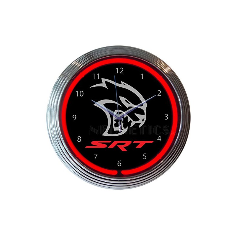 Neonetics Dodge Hellcat SRT Neon Clock