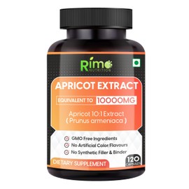 Rimo Nutrition Apricot Capsules (120 Capsules) (Pack of 1)