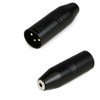 1PCS VXLR 3.5mm Mini Jack to Male XLR Adapter, Compatible
