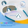BangLong Kids Polarized Baseball Sunglasses, UV400 Sports Glasses Ages 8-16