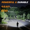 EverBrite Powerful Rechargeable Spotlight, 500lm LED Flashlight with Adjustable Stand,