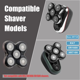 Electric Razor Blade,Shaver Replacment Heads Compatible with Remington BOSS XR7120 and XR7100/XR1600/RX7 shavers(NOT FIT FOR XR7000 shaver) (1 Pack)