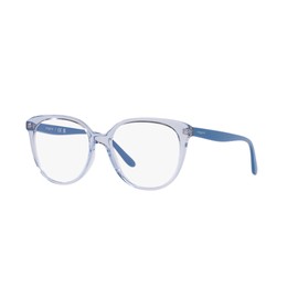 Vogue Eyewear Vo5451 - anteojos graduadas para mujer, Lente transparente azul claro/demostración, 51 mm