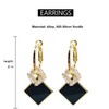 Black Earrings For women,Statement Earrings Hypoallergenic Earrings, Black And Gold