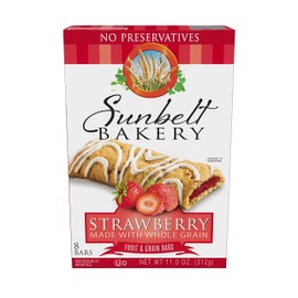 Sunbelt Bakery's Strawberry Fruit & Grain Bars, 1.4 oz Bars, 96 Count