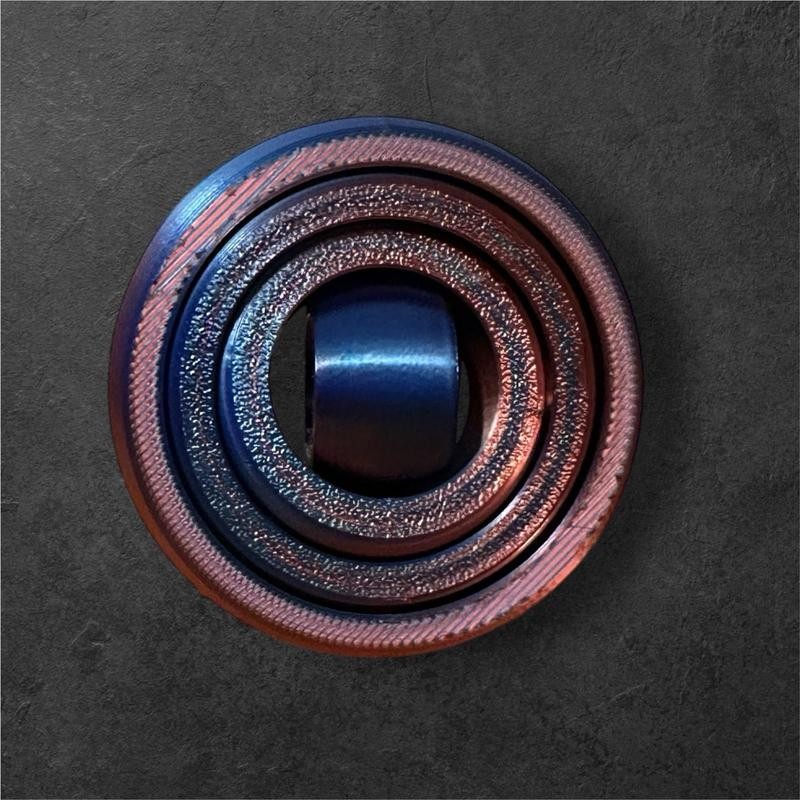 4 Ring fidget spinner:_Black