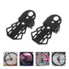 iplusmile Bicycle Step Two-Seater Hub Step Bicycle Peg Folding (Black)