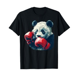 Cute panda with boxing gloves costume T-Shirt