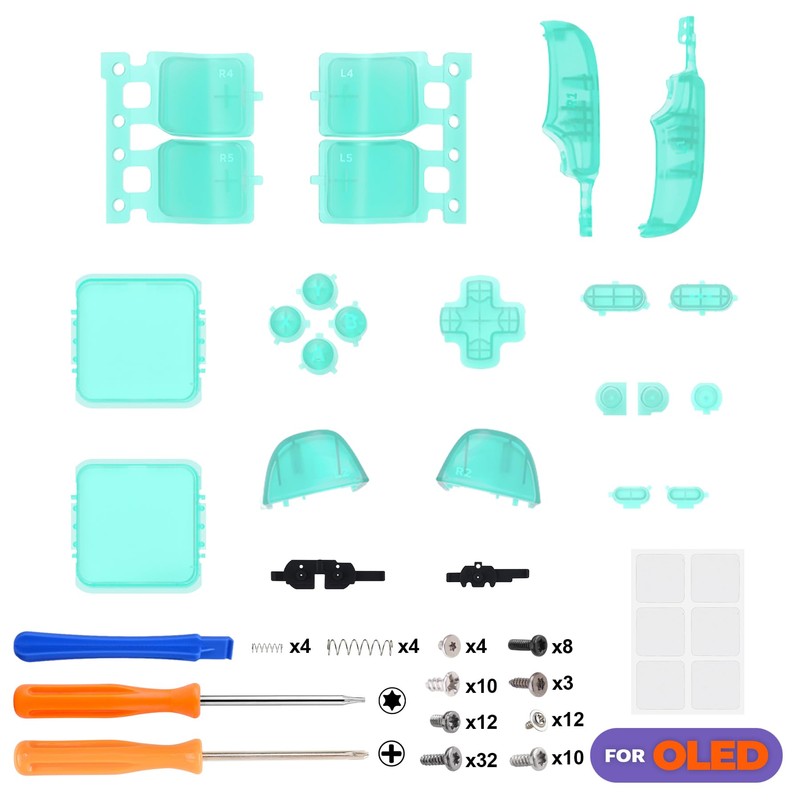 eXtremeRate Replacement Full Set Buttons for Steam Deck OLED Handheld