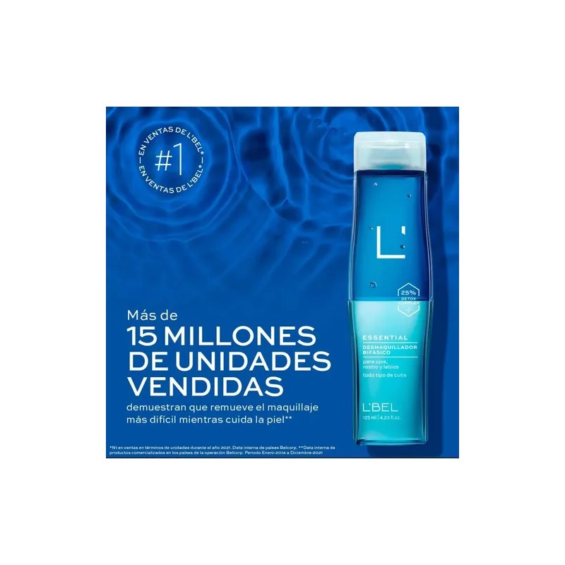 Loción Desmaquillante Essential Lbel Hidratante Ojos Rostro