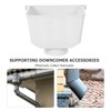 IWOWHERO 90mm Rain Gutter Drain Clog Re Strainer Downspout Gutter