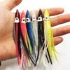 ANCLLO 30 Pieces Multicolor Soft Octopus Lures Squid Rock Baits