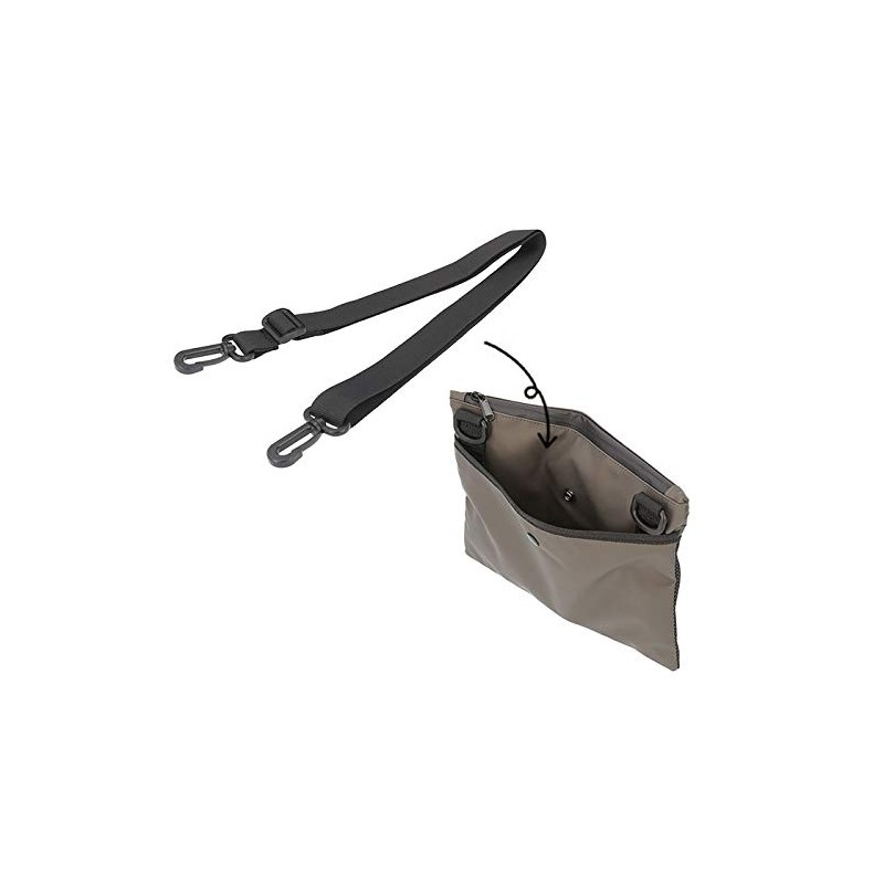 Liberta Men's Women's Sacoche Bag, Casual, Simple, Black