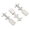 3pcs Toggle Switch Matte Chrome Coating Heavy Duty Toggle Flick