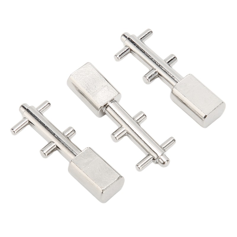 3pcs Toggle Switch Matte Chrome Coating Heavy Duty Toggle Flick