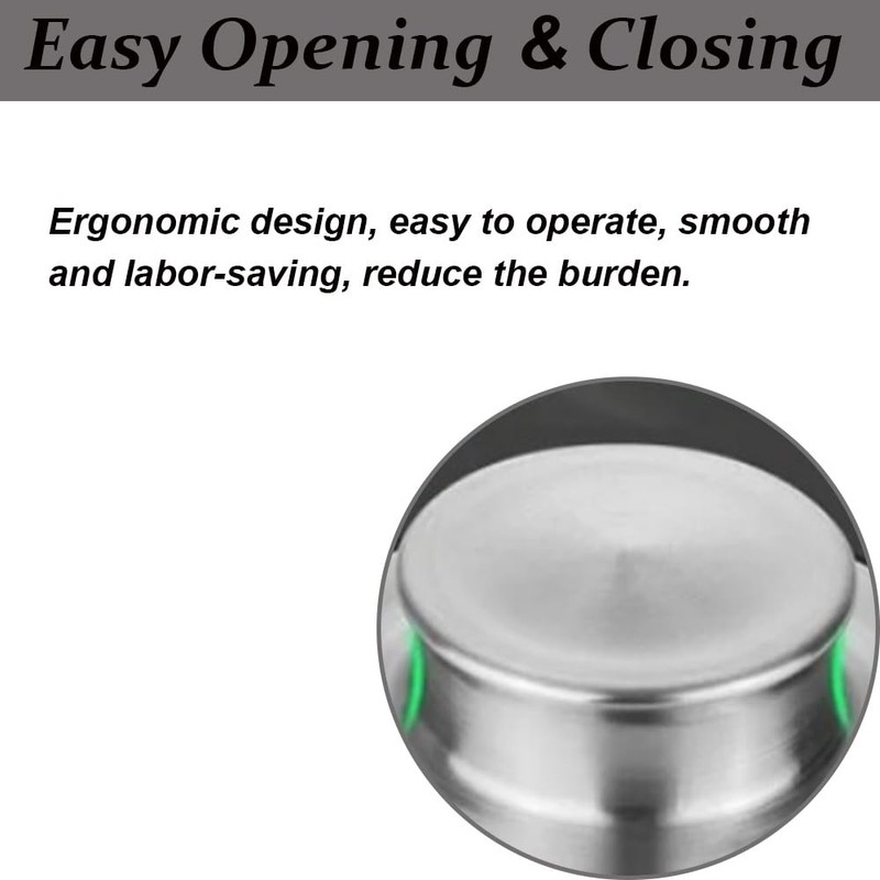 SEIWEI 2 Pcs Kitchen Sink Stopper, Stainless Steel Universal Sink