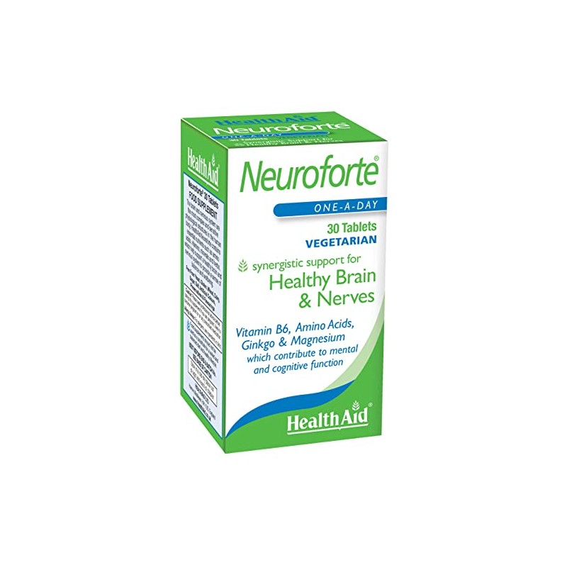 HealthAid NeuroForte (Amino Acid, B Vitamin Complex) Tablets 30