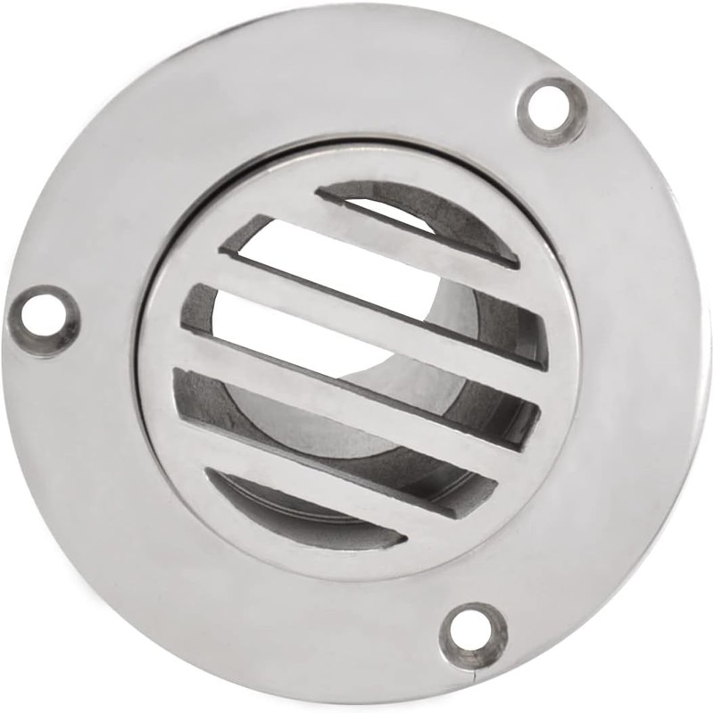JT-HLM Marine Boat Deck Floor Drain Scupper 1-1/2 Inch(38mm) Stainless