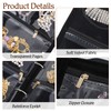 Waterproof Anti-Tarnish Travel Jewelry Organizer Case with Multiple Clear Zipper