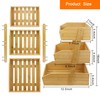 mobzio Fruit Basket for Kitchen Counter, 3 Tier Fruit Stand,