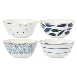 Lenox Blue Bay 4-Piece All Purpose Bowl Set, 3.60 LB