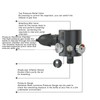 Scuba Diving Valve M18x1.5 Pressure Reducing Valve Breathing Head for