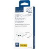 Insignia USB-C to HDMI Multiport Adapter - White - Model: