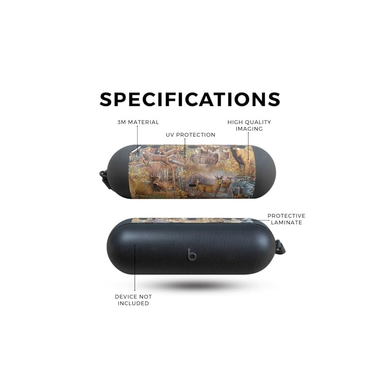 Glossy Glitter Speaker Skin Compatible with Beats Pill (2024) -