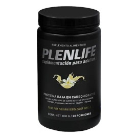 Plenlife Proteína Baja En Carbohidratos - Bote 800 Gramos Sabor Vainilla                                                                              
