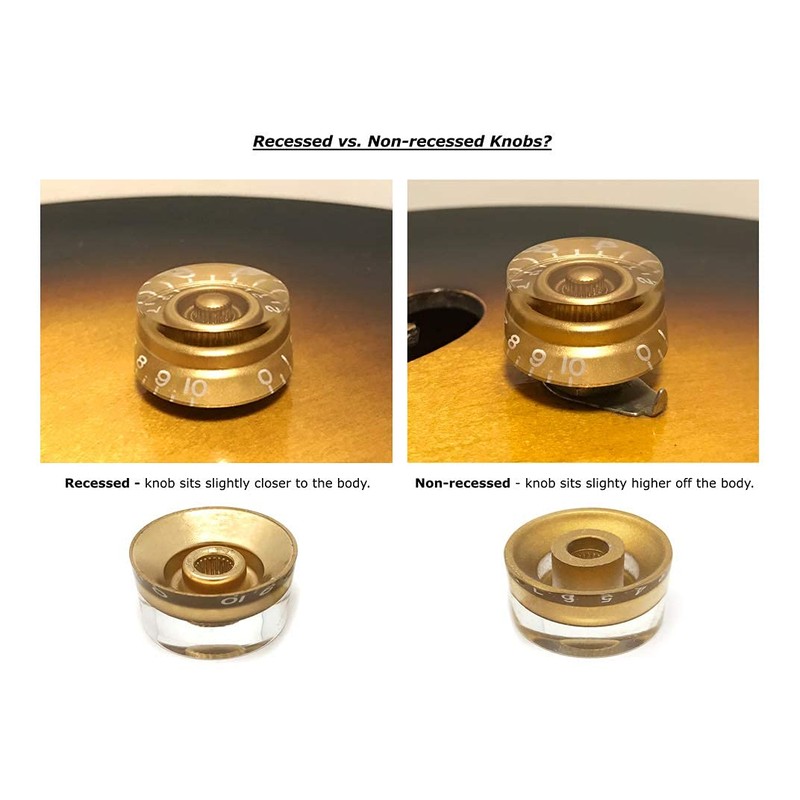 Vintage Forge Cream Speed Knobs Compatible with Epiphone Les Paul