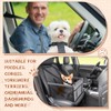 Locmeo Small Dog Car Seat Pet Car Seat for Small