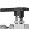 Ball Valve Stainless Steel 3Piece Type StraightThrough Ferrule Equipment SS316L