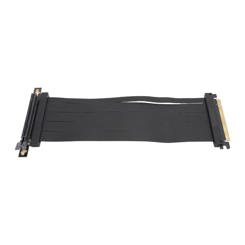 PCIE4.0 X16 Riser Cable 9.8in Length Right Angle High Speed