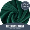 CONRUSER Recliner Chair Covers, 4-Piece Velvet Stretch Recliner Slipcover Single