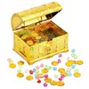 Hejo Golden Treasure Chest Kids, Pirate Treasure Chest Box, Pirate
