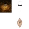 Solar Powered Patio Lamp LED Hanging Light Retro Decorative Lantern