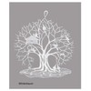 Set of 4 Window Stickers Four Seasons Trees High-Quality Window