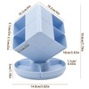 Zequech 180° Creative Rotating Pen Holder T8 Compartments Magic Cube