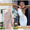 Gold Chain Belt for Women, Adjustable Metal Gold Waist Chains,