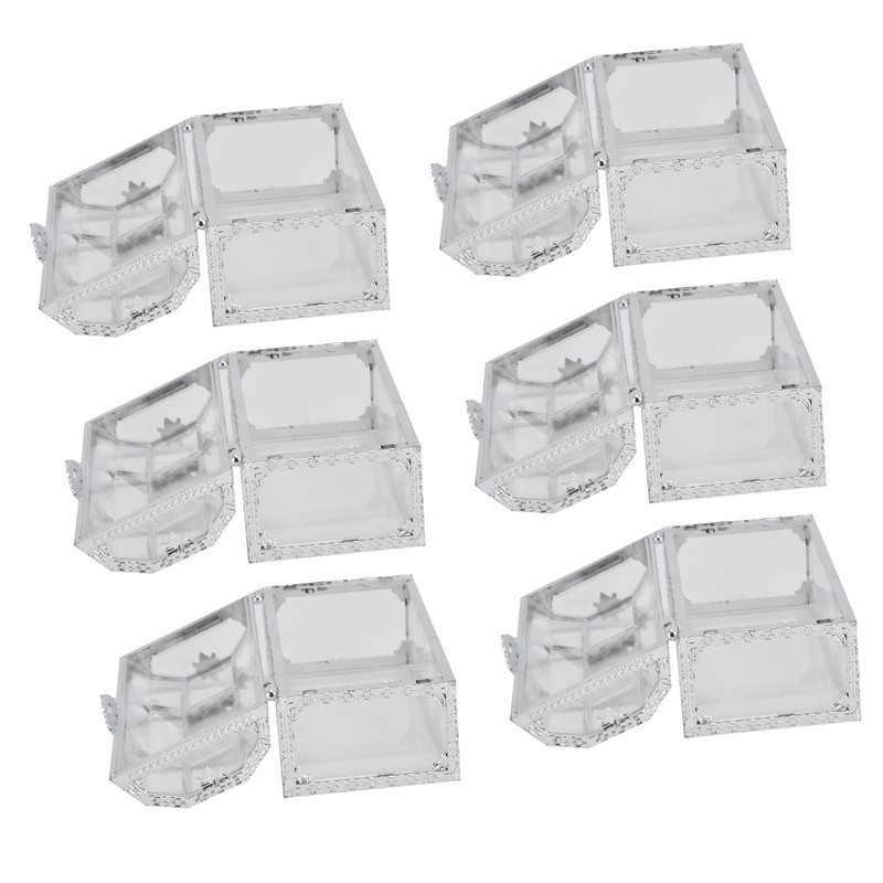 12PCS Hollow Out Candy Box Chocolate Gift Treat Boxes Container