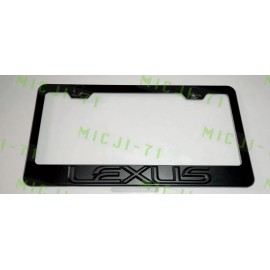 Unbranded 3D Lexus Emblem Stainless Steel License Plate Frame Rust Free