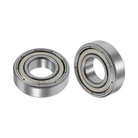 Kozelo 2pcs 6900ZZ Ball Bearings 10x22x6mm Chrome Steel Double Shielded Deep Groove Ball Bearings for Machinery and Industrial Applications