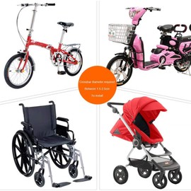 Umbrella mounting Bracket, Adjustable Umbrella mounting Bracket, no Wrench can be Installed Umbrella Clip, Suitable for wheelchairs, Walkers, Scooters, Bicycles, Strollers, Baby Carriages