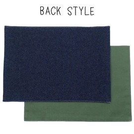 Namioto New Placemat, Celadon x Indigo Blue, Set of 2, Handmade, Color, Simple, Popular, Kindergarten Entrance