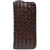 Berkut 1030220 Italian Leather Genuine Leather Braided Long Wallet, Round
