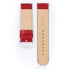 Hirsch Scandic Leather Watch Strap - Red - M -