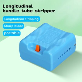 FTTH fiber stripping tool blue A-1233 fiber center splitter stripping range: 1.2-3.3mm splitter cable loose tube longitudinal stripping machine Loose Tube BufferMid-span Access Tool