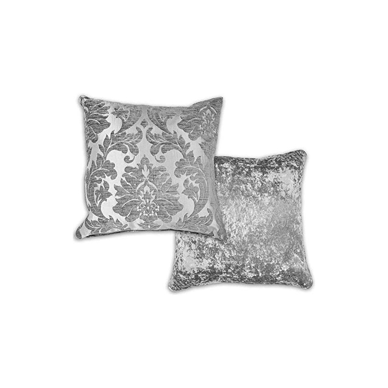 Emma Barclay Damask - Luxury Chenille Jacquard Cushion Cover in